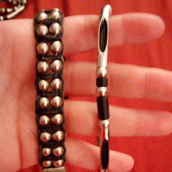 Gothic, Punk, Black & Silver Jewelry Lot. - Picture 14 of 14